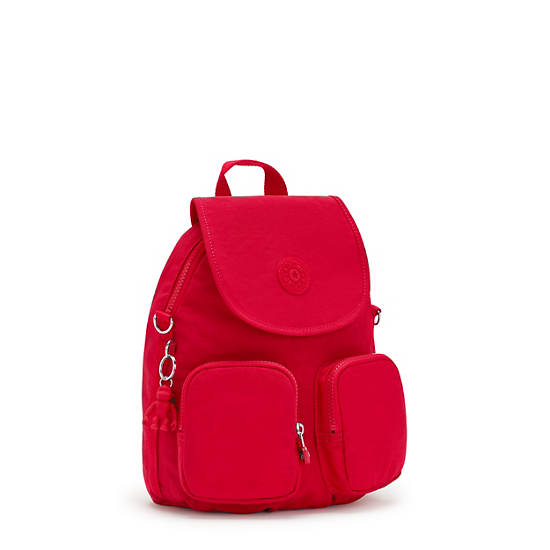 Kipling Firefly Up Convertible Backpacks Red Rouge | CA 1577UZ